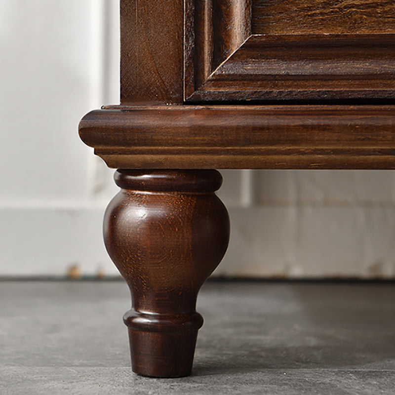 Solid Wood Storage Chest Dresser Traditional Chest with Drawers