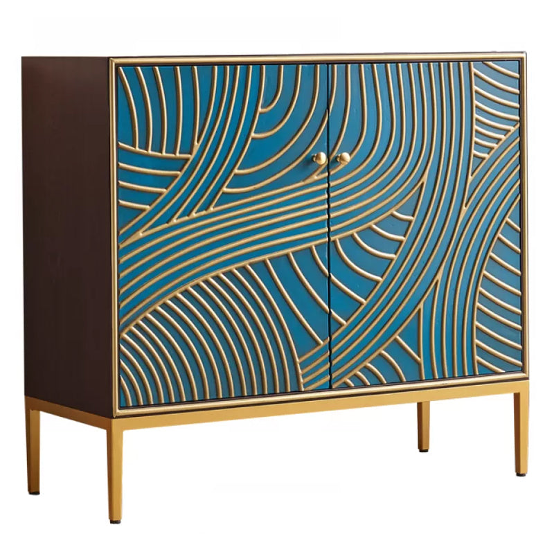 Manufactured Wood Storage Chest Glam Style Storage Chest Dresser