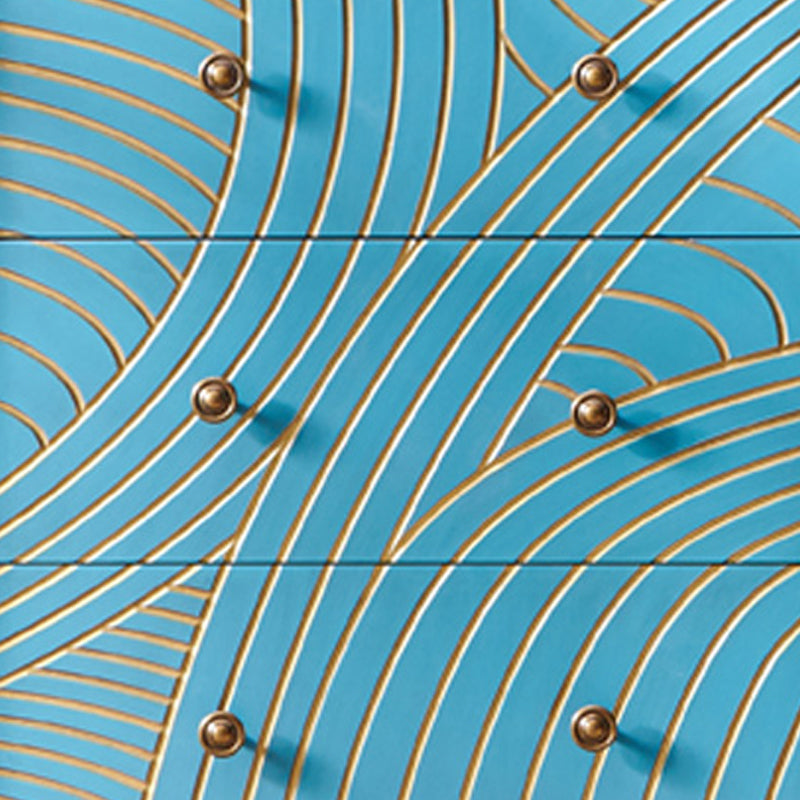 Manufactured Wood Storage Chest Glam Style Storage Chest Dresser