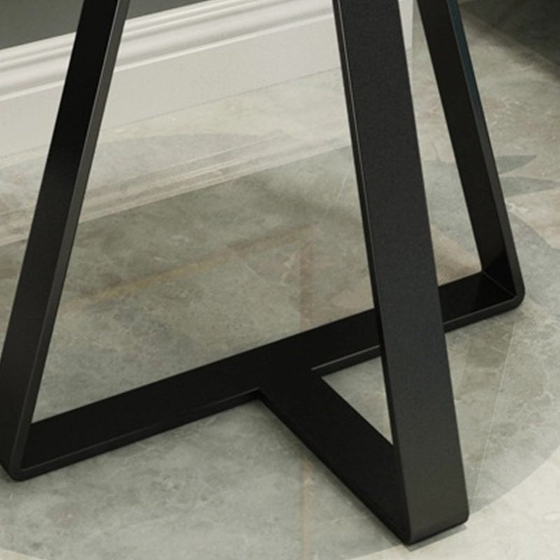 Round Marble End Table Set Glam Dia 19.7-In Sofa Side Accent Table