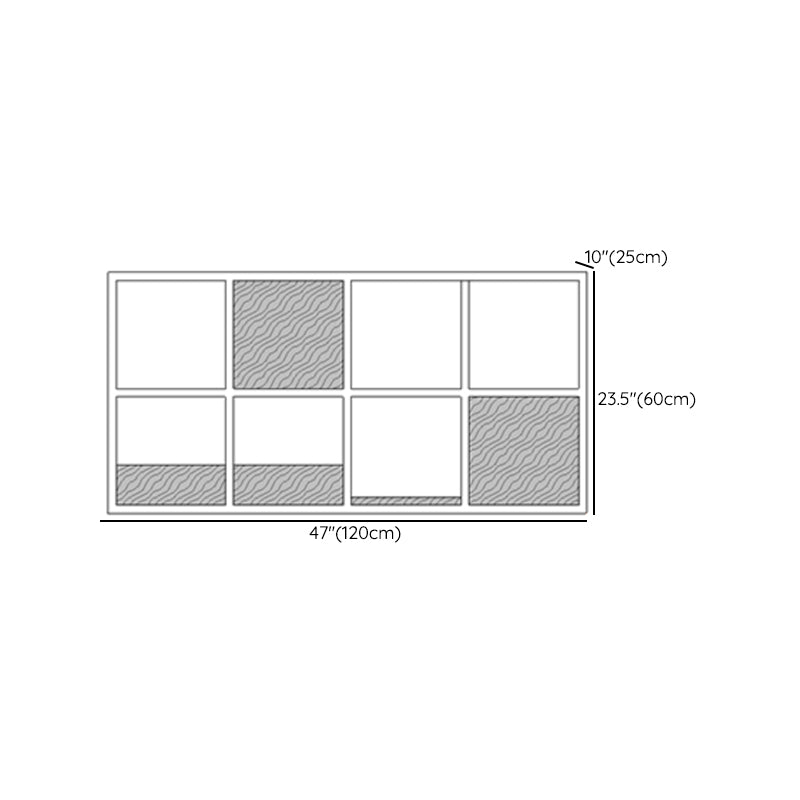 Wooden Wall Mounted Bookshelf Floating Industrial Bookcase with Shelves