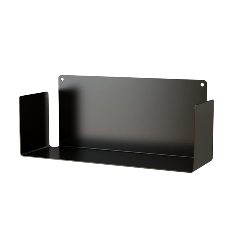 1 Shelf Closed Back Bookshelf Glam Metal Floating Horizontal Bookcase