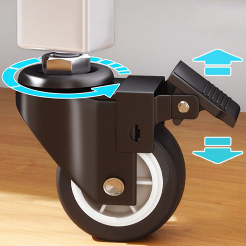 Standard Metal Industrial Bookcase Closed Back Bookshelf with Cabinets