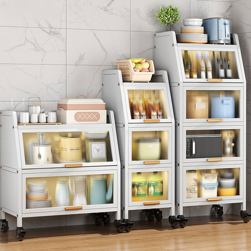 Standard Metal Industrial Bookcase Closed Back Bookshelf with Cabinets