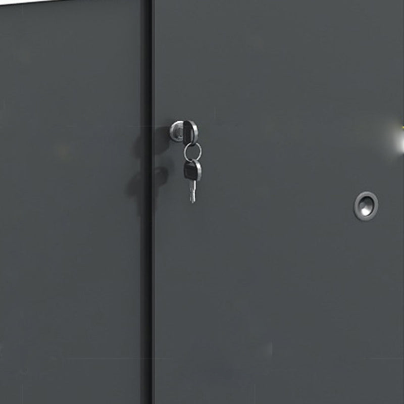 Industrial Style Vertical File Cabinet Wood Filing Cabinet with Locking Storage