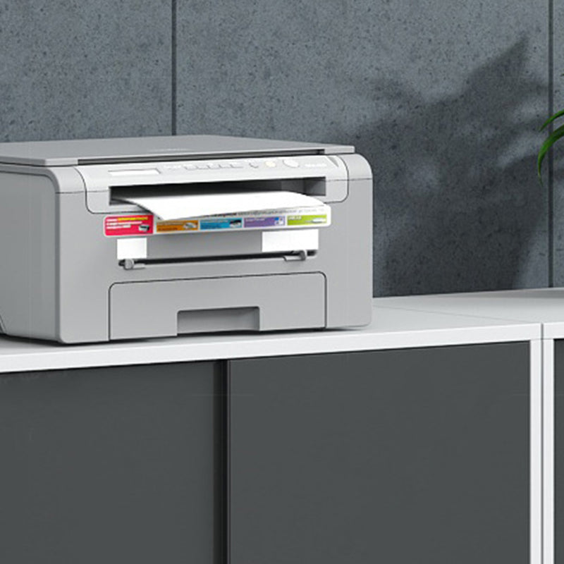 Industrial Style Vertical File Cabinet Wood Filing Cabinet with Locking Storage