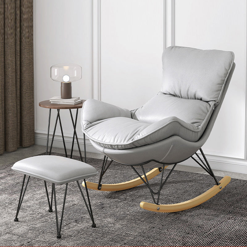 Simple Style Rocker Chair Modern Minimalist Lazy Chair for Bedroom