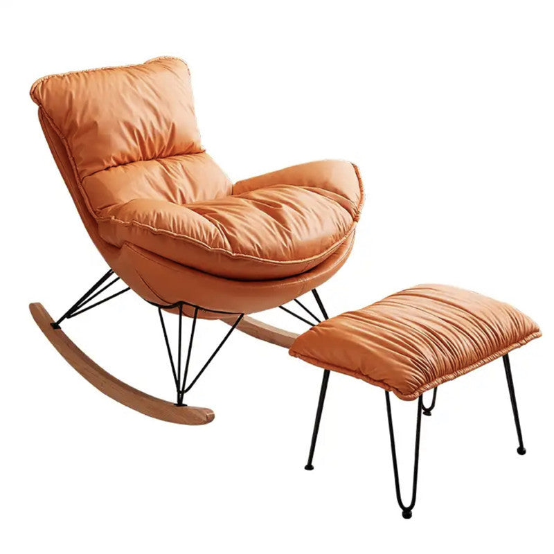 Mother Feeding Sofa Rocking Chair Modern Indoor Rocking Chair with Ottoman
