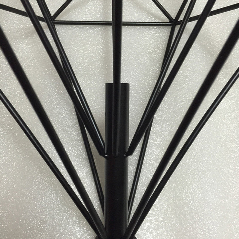 Modern Diamond Flush Light Metal 1-Light Flush Mount Ceiling Light