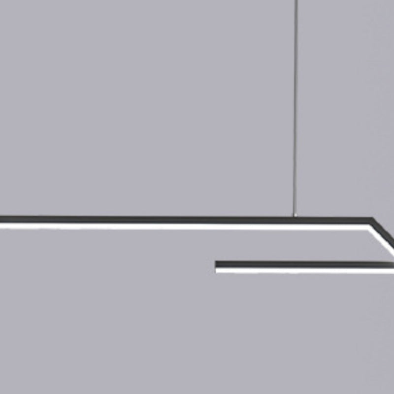 Simple LED Island Light Modern Island Hanging Light with Silica Gel Shade for Dining Room