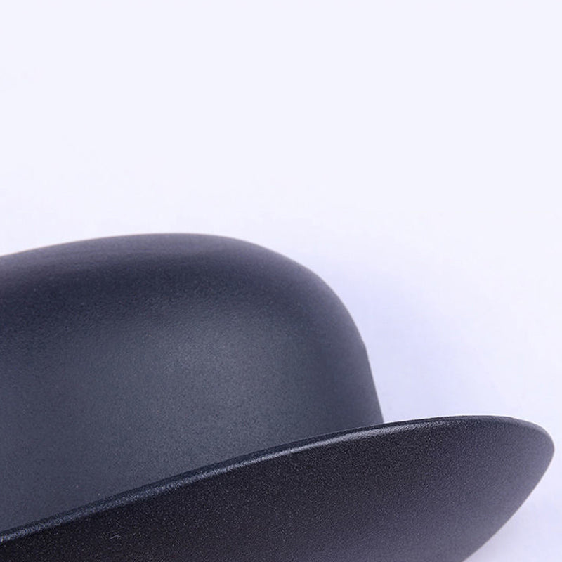 Hat Shape Wall Lamp Modern Style Metal 1 Light Wall Light in White/Black