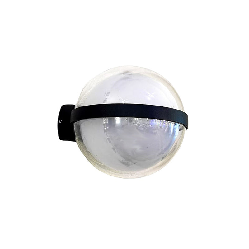 Ball Shape Wall Lamp Modern Style Acrylic 1 Lights Wall Light in White