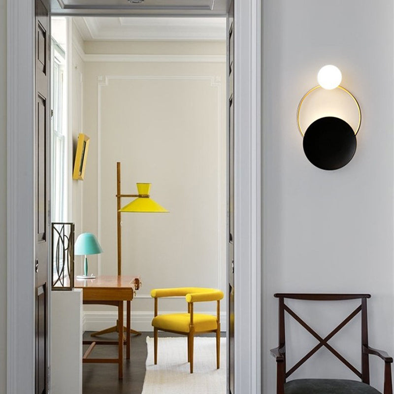 2 Light Unique Shape Wall Light Fixture Modern Wall Mounted Lighting for Living Room