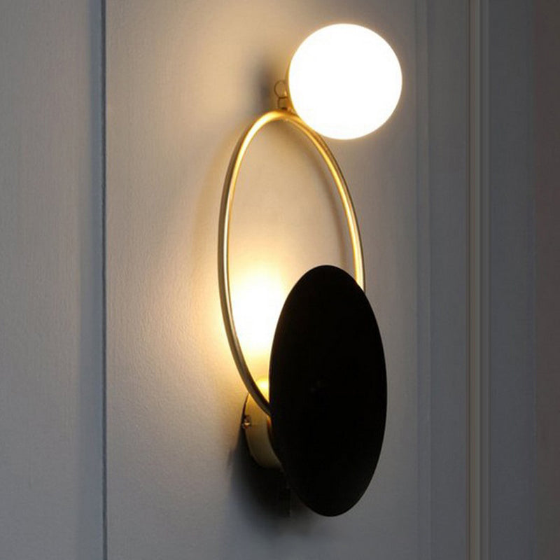 2 Light Unique Shape Wall Light Fixture Modern Wall Mounted Lighting for Living Room