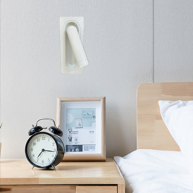 Single Modern Polished Finish Wall Mounted Sconce Metal LED Wall Light