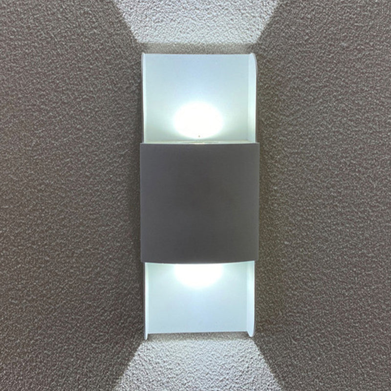 Rectangle 2 - Light Wall Flush Mount Light Modern Aluminum Wall Light