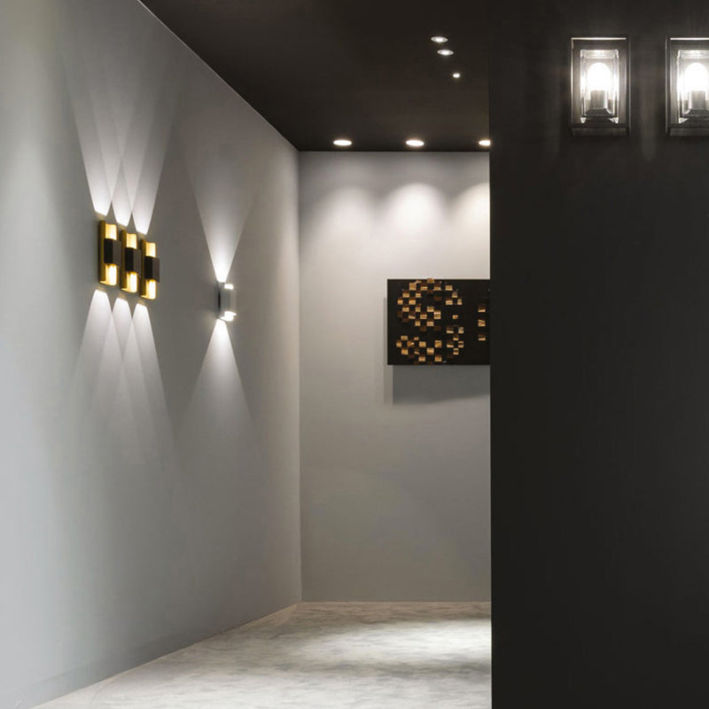 Rectangle 2 - Light Wall Flush Mount Light Modern Aluminum Wall Light