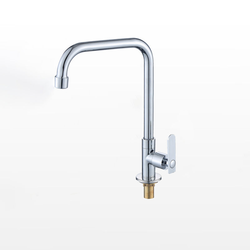 Contemporary Single Handle Kitchen Faucet Pull down 1-Hold Bar Faucet