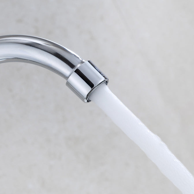 Contemporary Single Handle Kitchen Faucet Pull down 1-Hold Bar Faucet