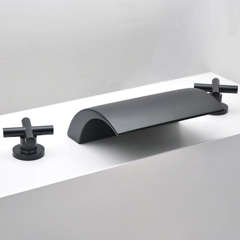 Contemporary Bath Faucet Trim Metal Deck Mounted Bath Faucet Trim