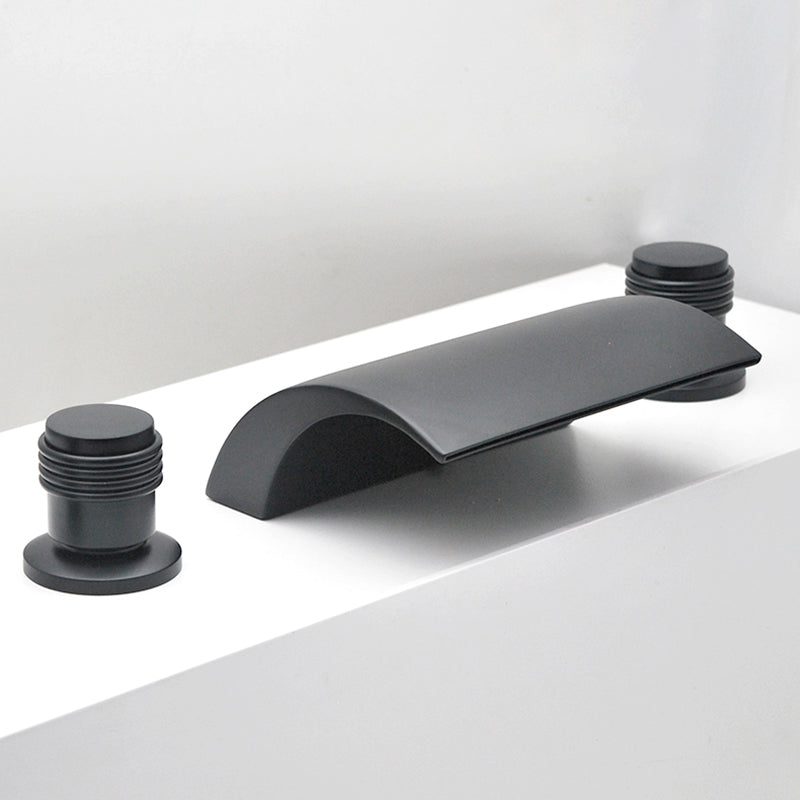 Contemporary Bath Faucet Trim Metal Deck Mounted Bath Faucet Trim