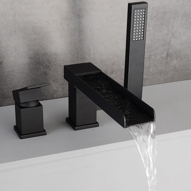 Deck Mounted Bathroom Faucet Modern Style Copper Bathroom Faucet