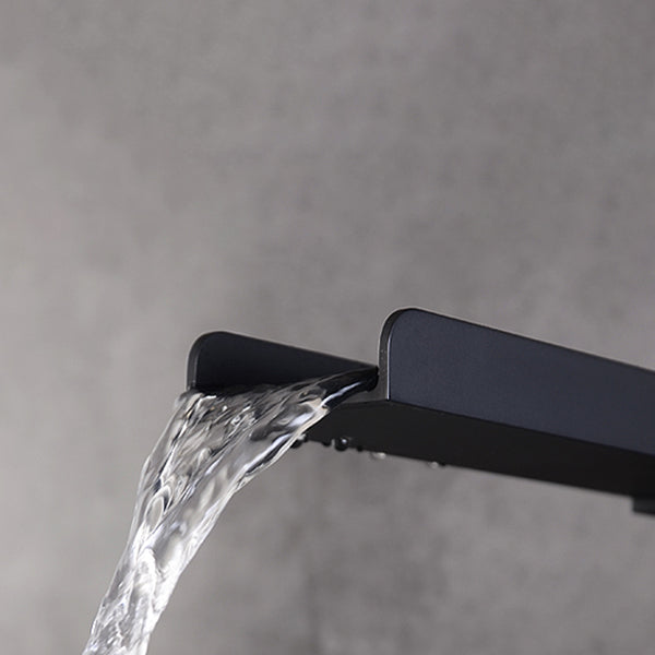 Deck Mounted Bathroom Faucet Modern Style Copper Bathroom Faucet