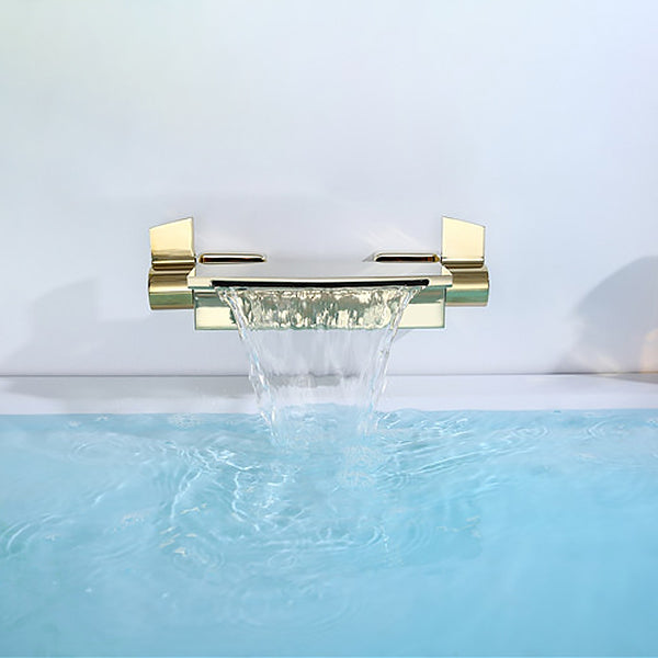 Wall Mounted Bathroom Faucet Modern Style Mental Bathroom Faucet