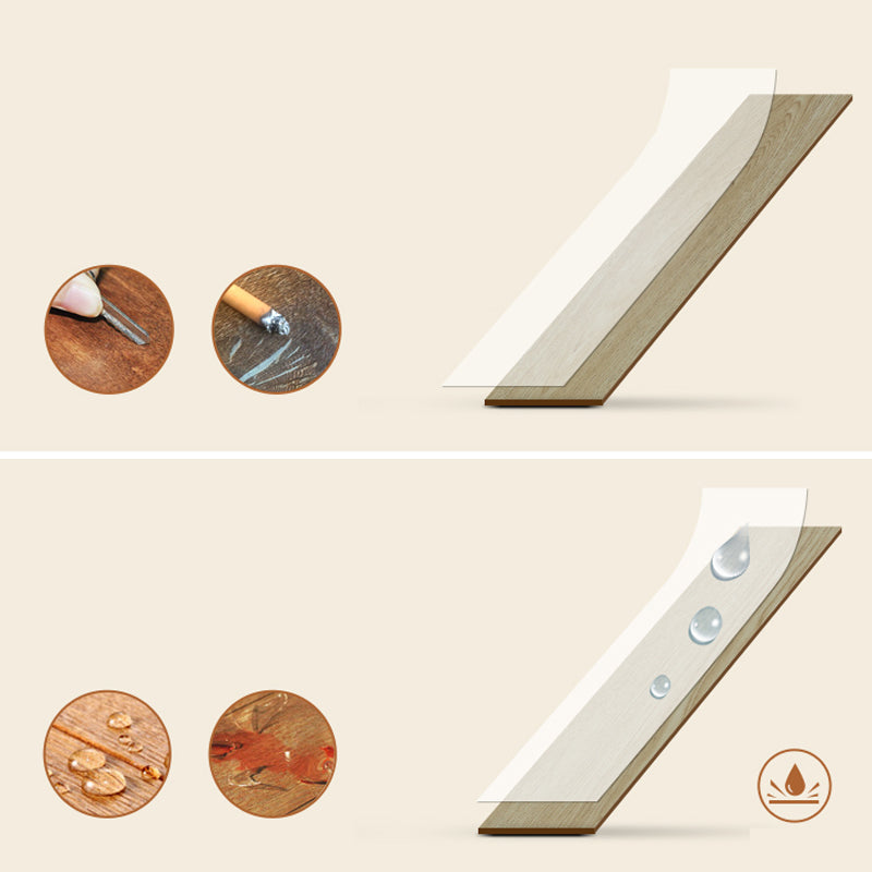 Double Click-Lock Laminate Flooring Stain Resistant Laminate Plank Flooring