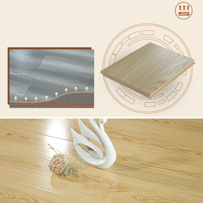 Double Click-Lock Laminate Flooring Stain Resistant Laminate Plank Flooring
