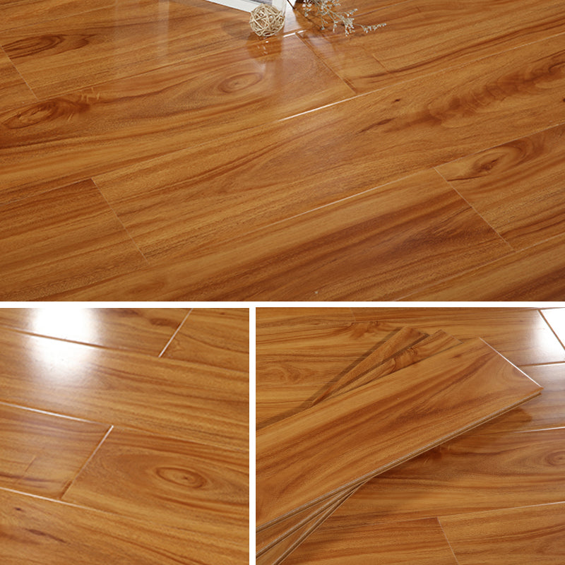 Double Click-Lock Laminate Flooring Stain Resistant Laminate Plank Flooring