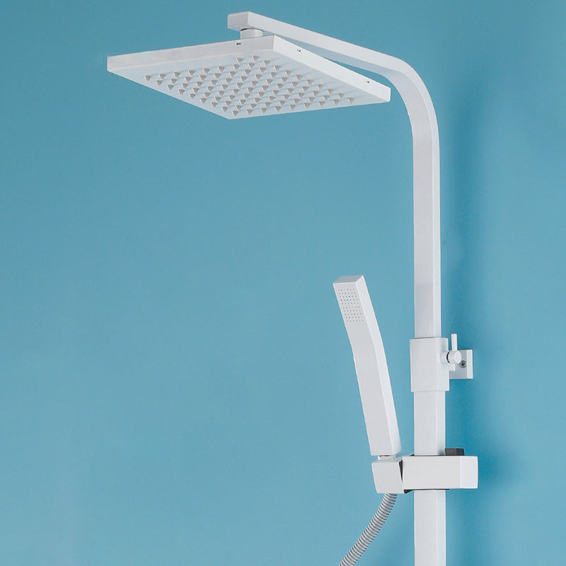 Arm Shower Faucet Wall Mounted Shower Metal Shower System with Slide Bar