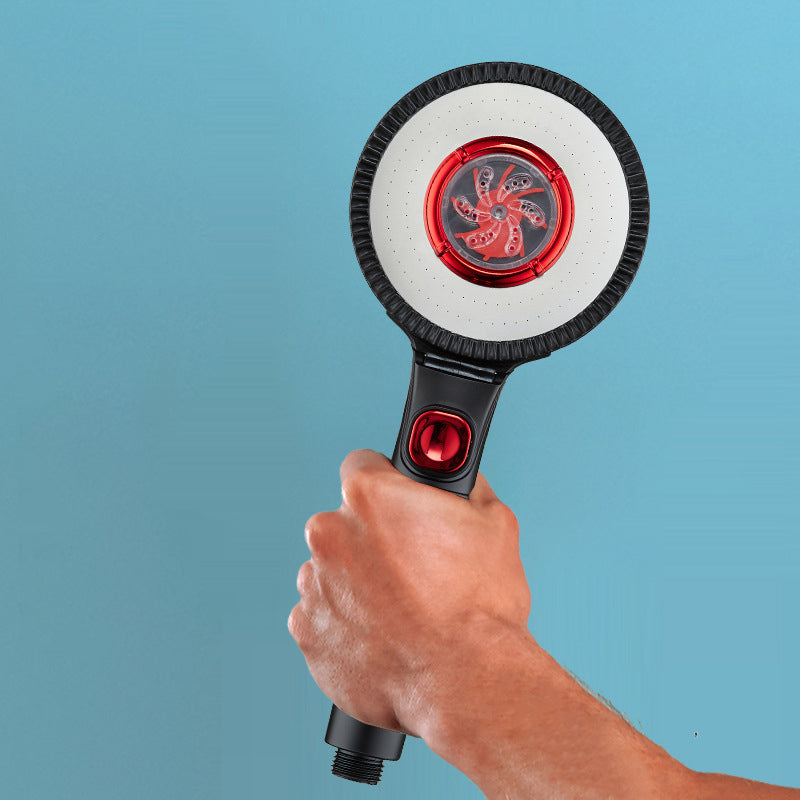 Modern Plastic Shower Head Adjustable Water Flow Handheld Shower Head