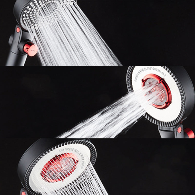 Modern Plastic Shower Head Adjustable Water Flow Handheld Shower Head
