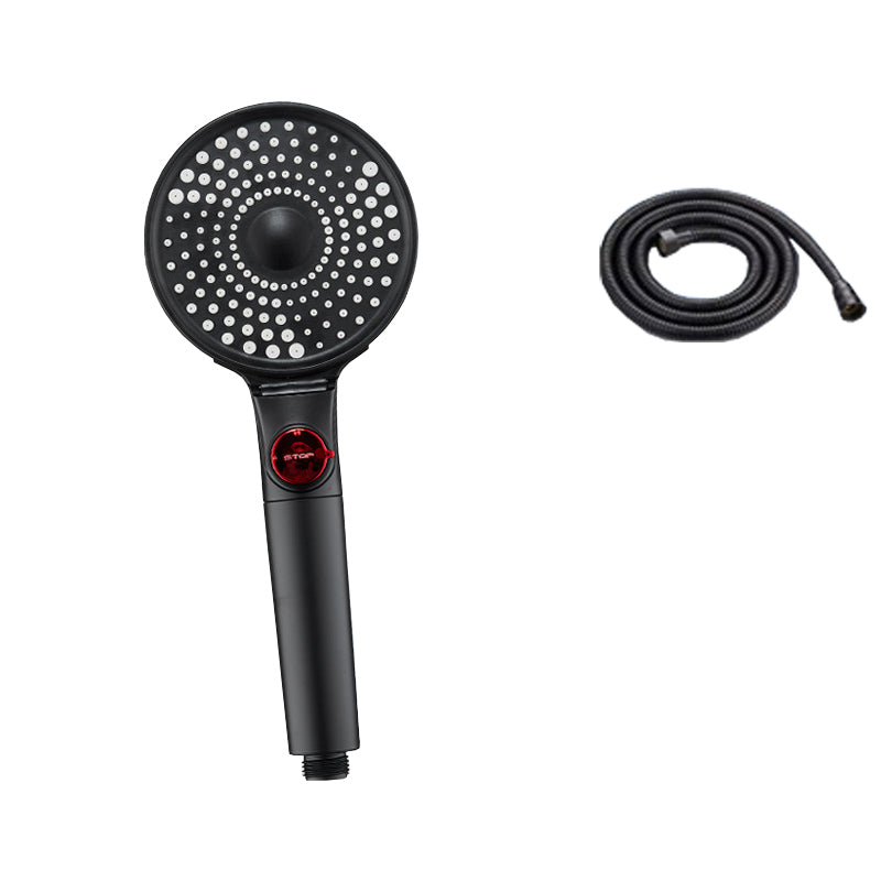 Modern Plastic Shower Head Adjustable Water Flow Handheld Shower Head