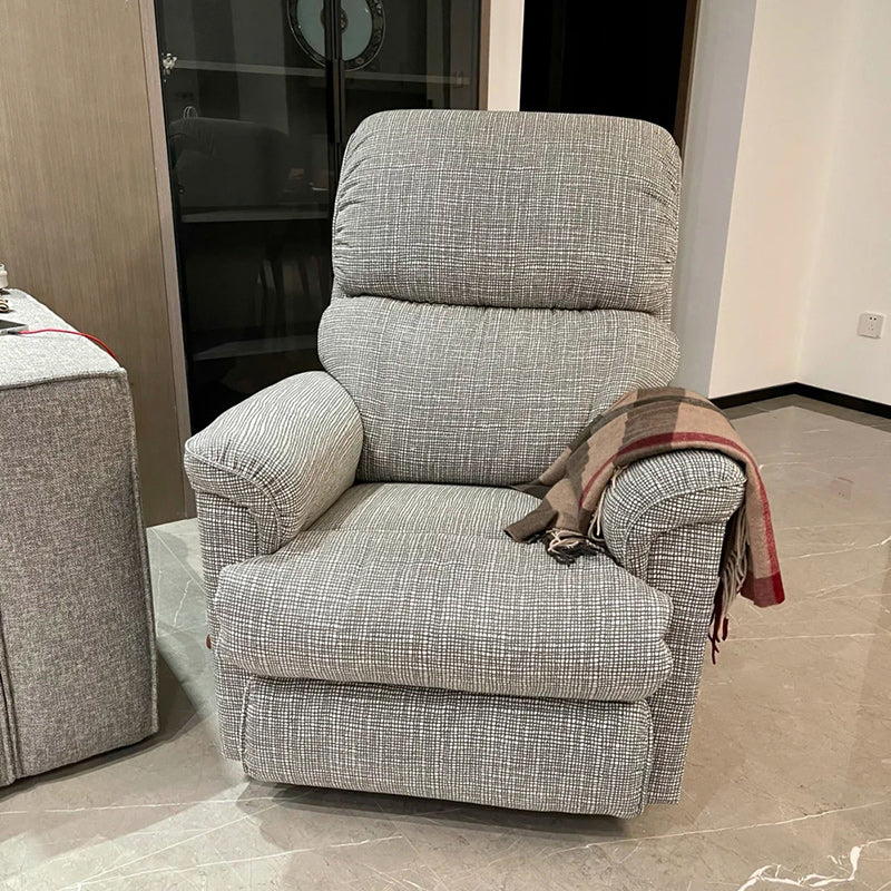 Fabric Electric Standard Recliner Nordic Style Living Room Single Recliner