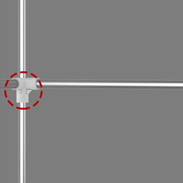 Contemporary Metal Wardrobe for Home Matte Finish Cabinet with Legs