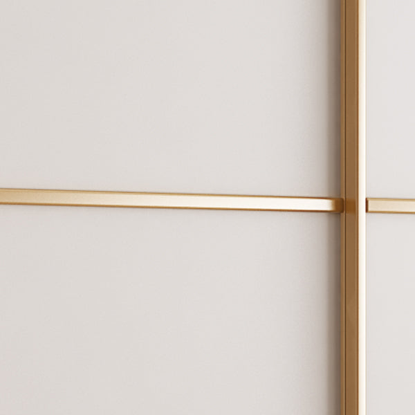 Contemporary Wooden Wardrobe Modern Cloth Rod Included Wardrobe Closet for Bedroom