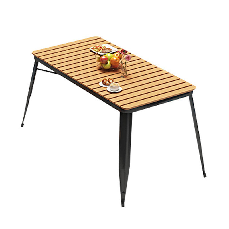 Industrial Style 1/3/5/7 Pieces Metal Dining Set Reclaimed Wood Dining Table Set