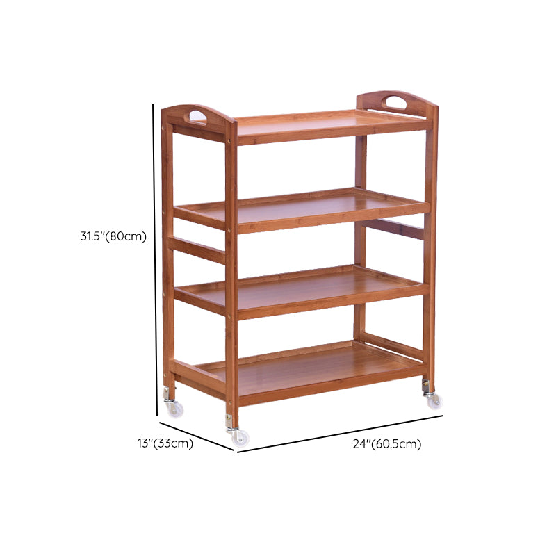 Modern Prep Table Open Storage Dining Room Rectangular Prep Table