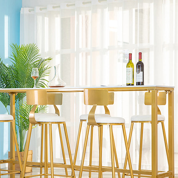 Modern Rectangular Table and Stool Set 1/4/7 Pieces Pub Dining Set