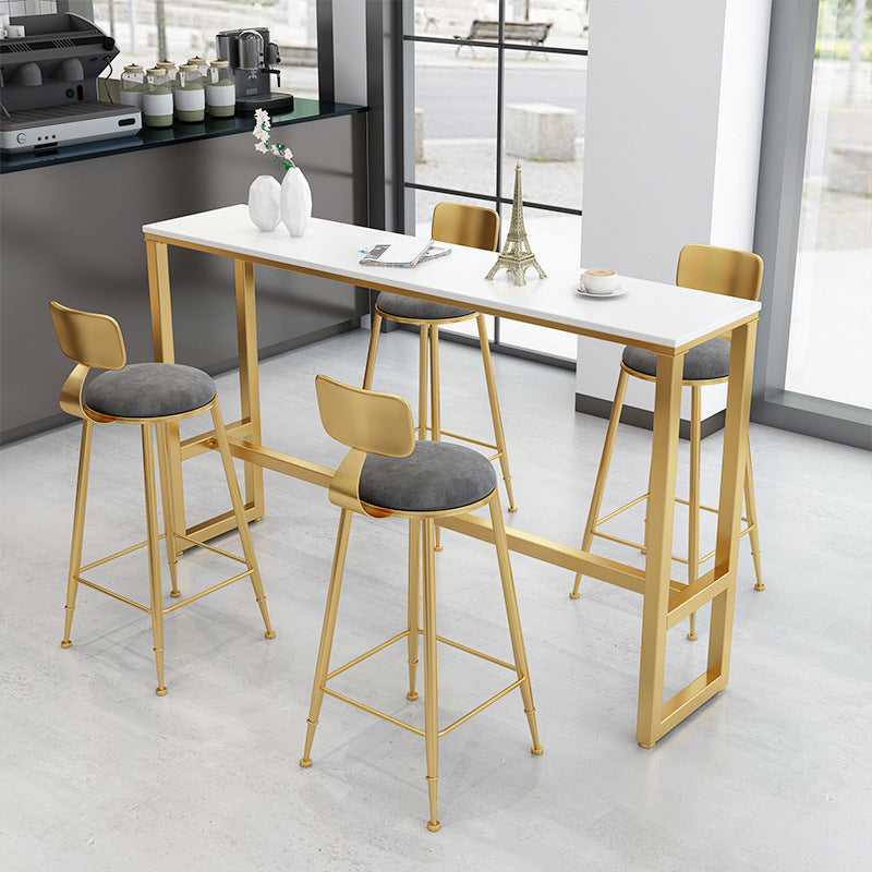Contemporary Bar Table Set 1/2/5 Pieces Bar Stool and Table Set