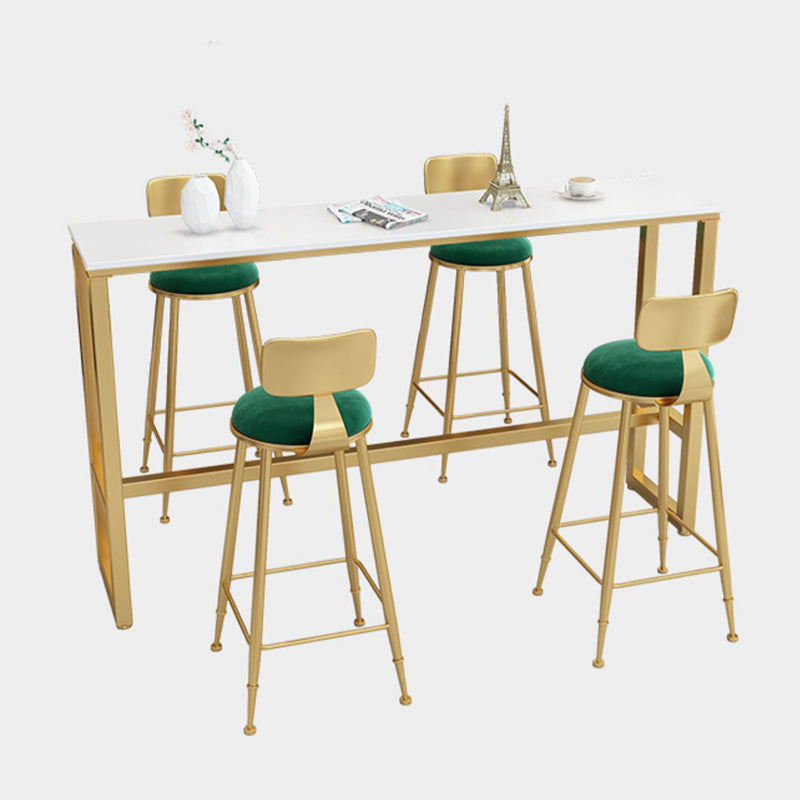 Contemporary Bar Table Set 1/2/5 Pieces Bar Stool and Table Set