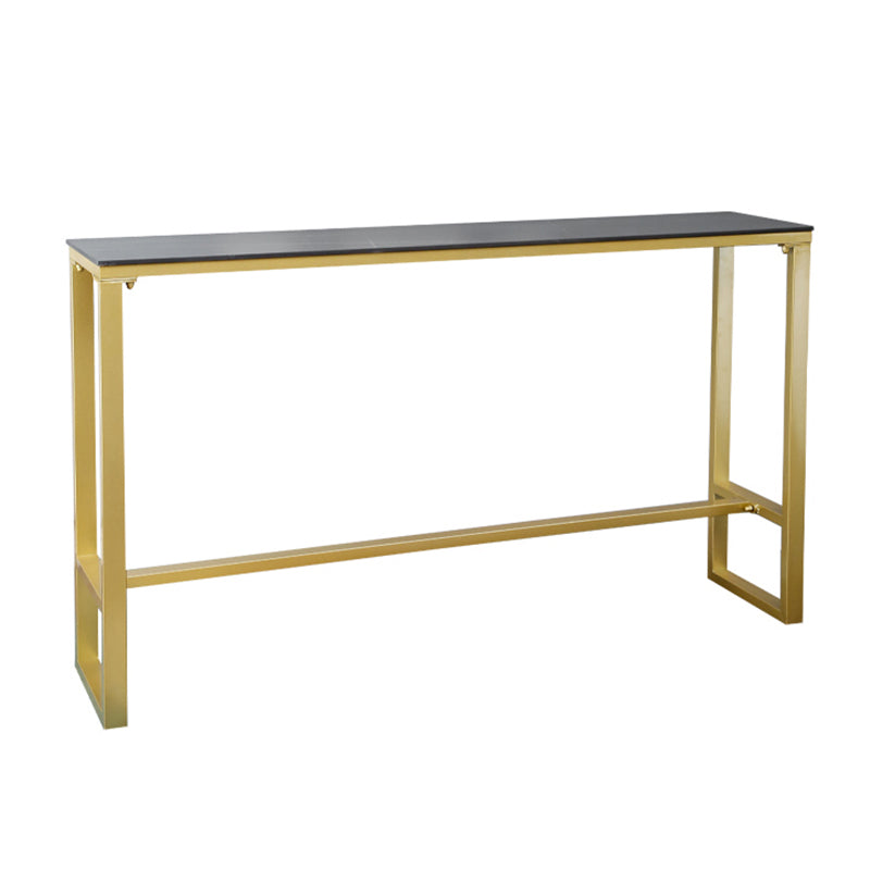 Glam Style Rectangle Bar Set 1/7 Pieces Stone Pub Dining Set for Dining Room