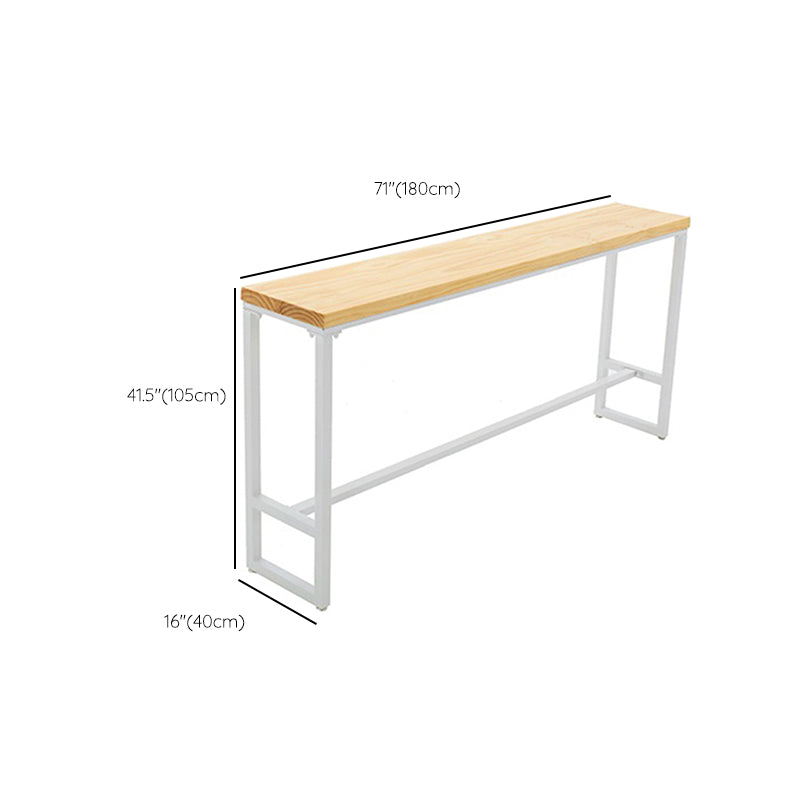 Industrial Rectangle Bar Table Set 1/4/5/7 Pieces Solid Wood Pub Set