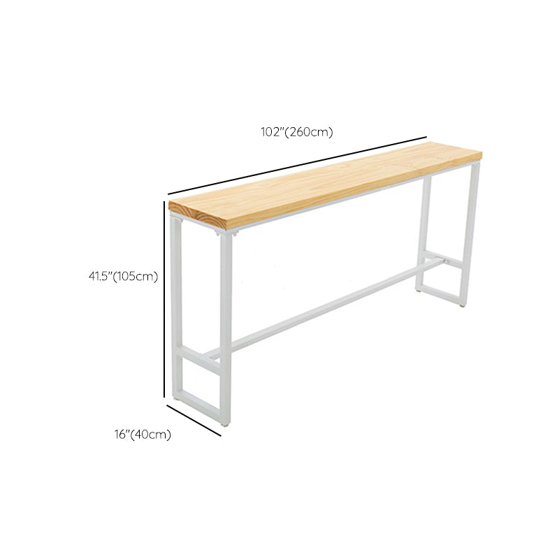 Industrial Rectangle Bar Table Set 1/4/5/7 Pieces Solid Wood Pub Set