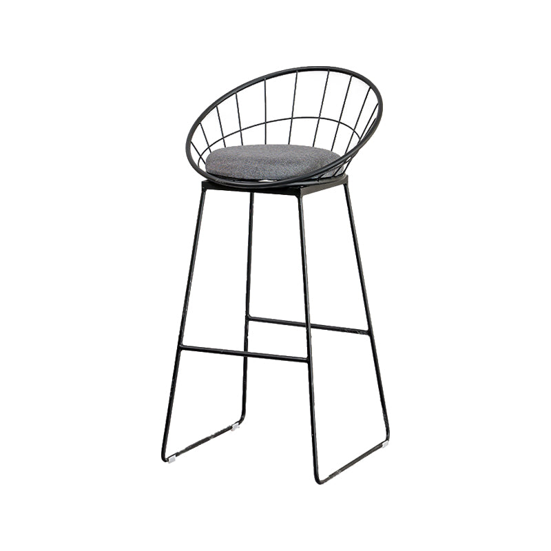 Modern Bar Table Set 1/4 Pieces Marble Counter Table with Upholstered Stools