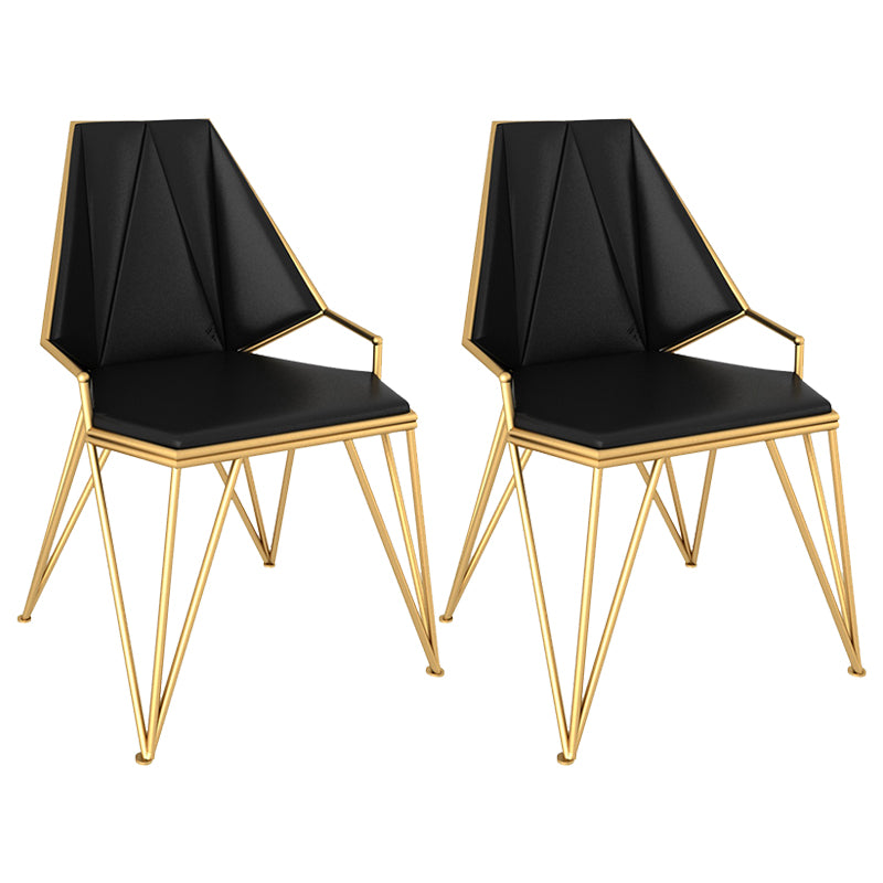 Contemporary Upholstered Dining Arm Chair Faux Leather Kitchen Dining Chair