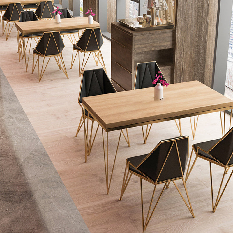 Contemporary Upholstered Dining Arm Chair Faux Leather Kitchen Dining Chair