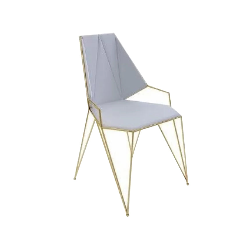 Contemporary Upholstered Dining Arm Chair Faux Leather Kitchen Dining Chair